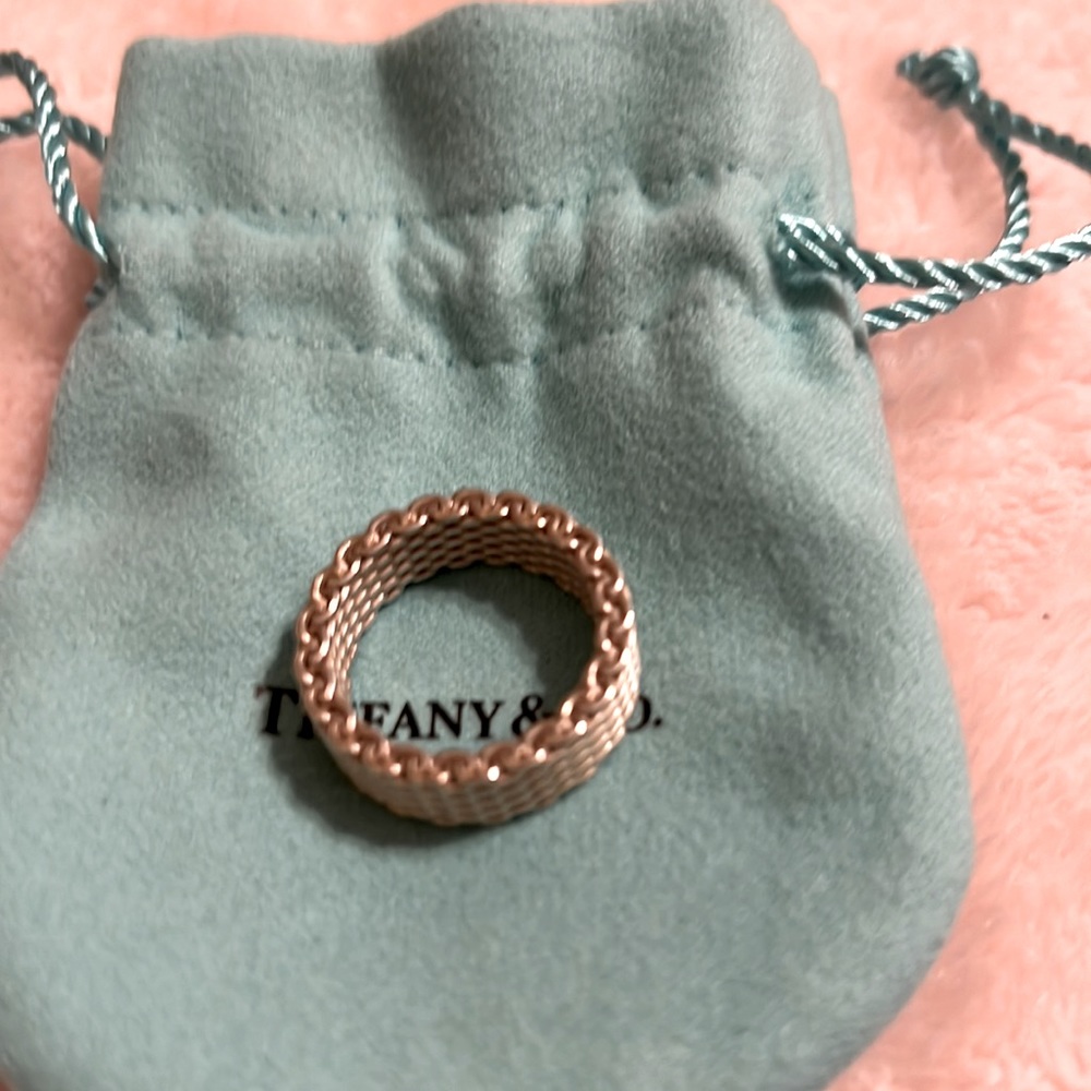 Tiffany & Co. Somerset mesh ring